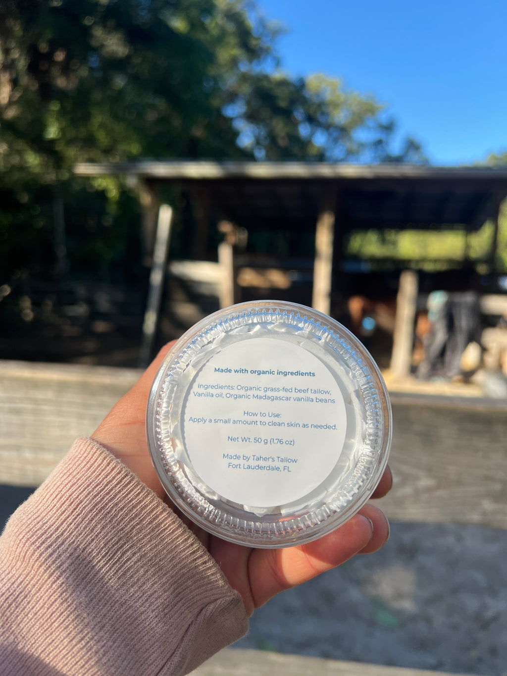 Taher's Tallow Moisturizer- Vanilla