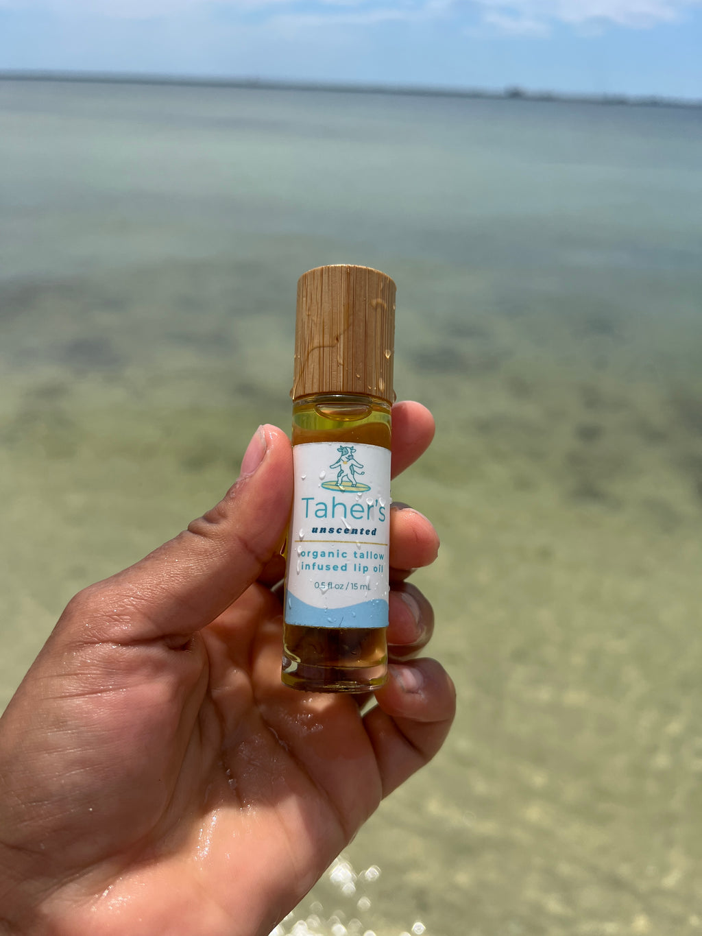Taher's Organic Jumbo Tallow Infused Lip Oil